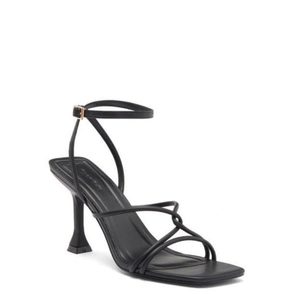New Open Edit Women’s Strappy Square Toe Rachel Sandals